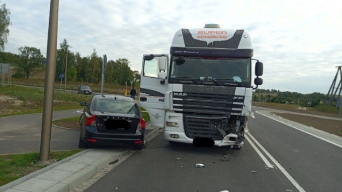 Pierwszy wypadek na obwodnicy Myśliborza 