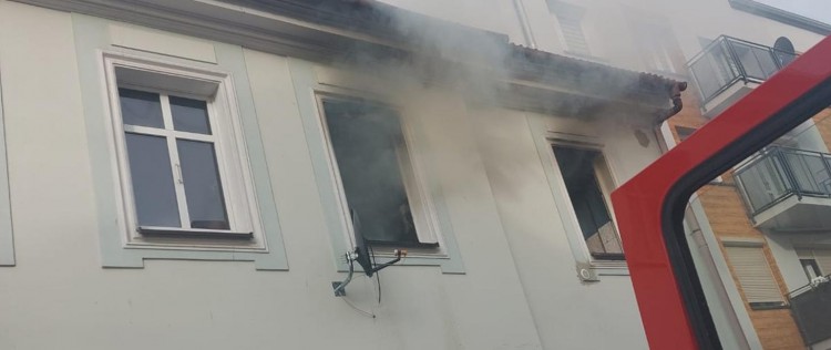 Pożar mieszkania w Myśliborzu