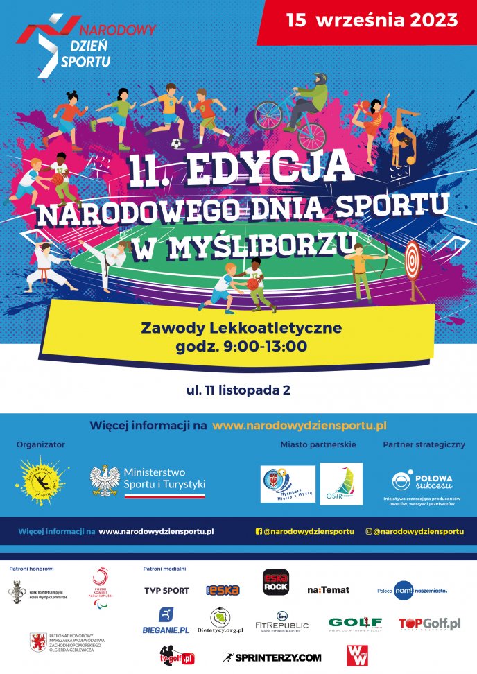 11 EDYCJA NARODOWEGO DNIA SPORTU W MYŚLIBORZU