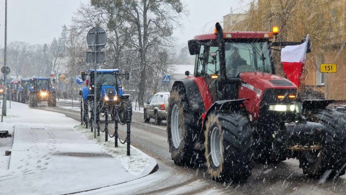 Uwaga! Protest Rolników! Będą utrudnienia w ruchu!