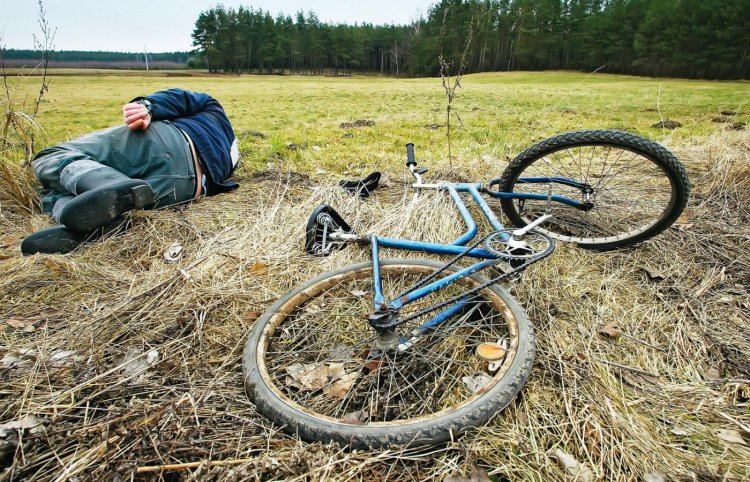 2500 zł mandatu dla nietrzeźwego rowerzysty.